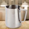 Stainless Steel Milk Frothing Cup Art Pitcher Coffee Latte Jug Mug for Home Coffee Shop Use350ML