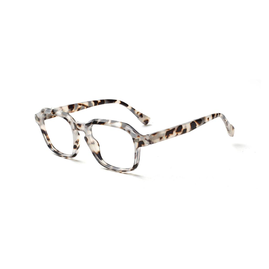 TRUEZING Reading Glasses for Men Women Rectangular Spring Hinges Comfortable and Durable Prescription Eyeglasses