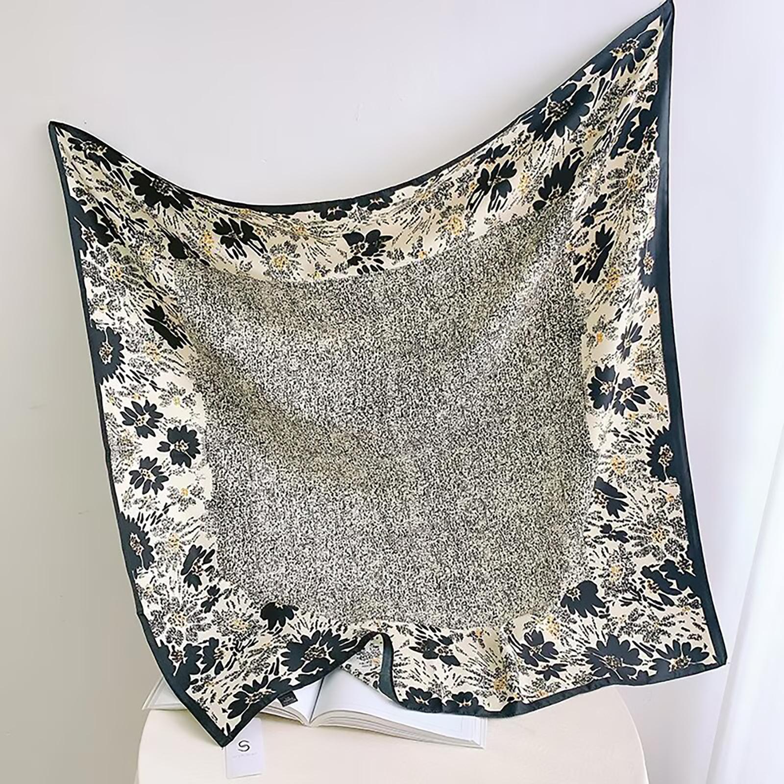 Twill silk square scarf women silk scarf women printing silk scarf 90*90cm