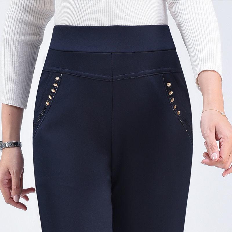 Spring Autumn Women Pants Sweat Pants Slim High Waist Stretch Pencil Pants Female Trousers