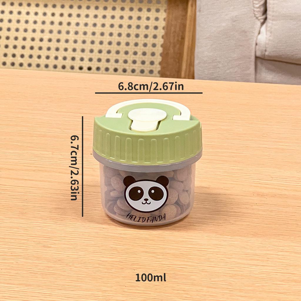 100ml Small Food Storage Box Moisture-Proof Dried Fruit Snack Sealed Jar Reusable Fridge Fruit Fresh Keeping Box Food Container