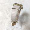 Used Vivienne Westwood White Leather Analog Watch Orb 2 Gold