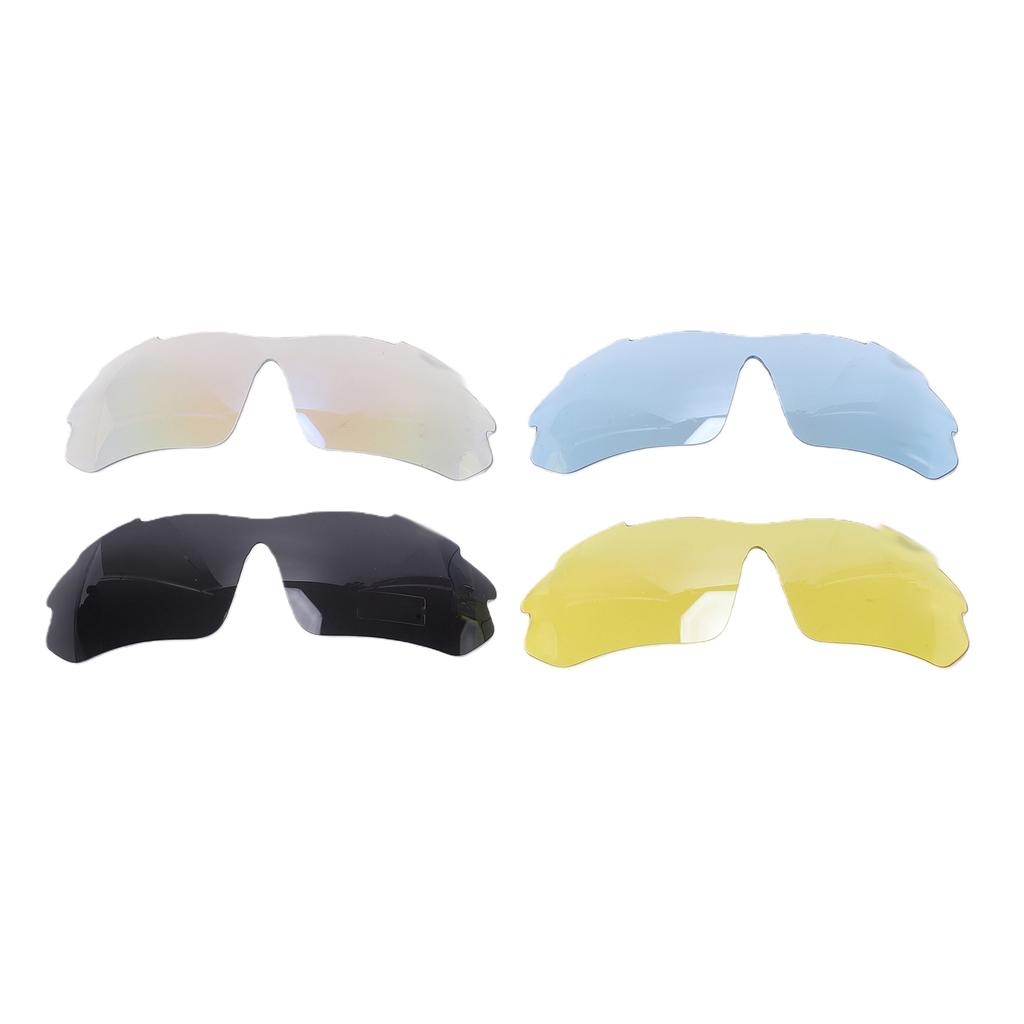 Outdoor Polarized Sunglasses Clip Cap Head Mounted Wearable Sunglasses UV400 Protection Sunglasses with 4 Lenses for