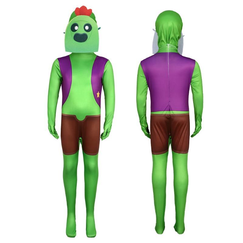 Halloween 5 Brawl Stars Game Cosplay Costume One Piece Bodysuit Costume