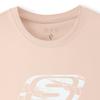 Skechers Comfortable Versatile Trendy Fashion Short Sleeve T-Shirt Unisex Tops Light-Brown L225U153-05KE