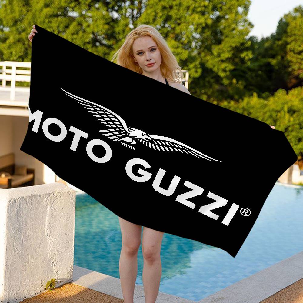 M-Moto Guzzi Beach Towel Colorful Bath Towels For Girl Microfiber Quick Dry Custom Sand Free Beach Yoga Spa Gym Pool