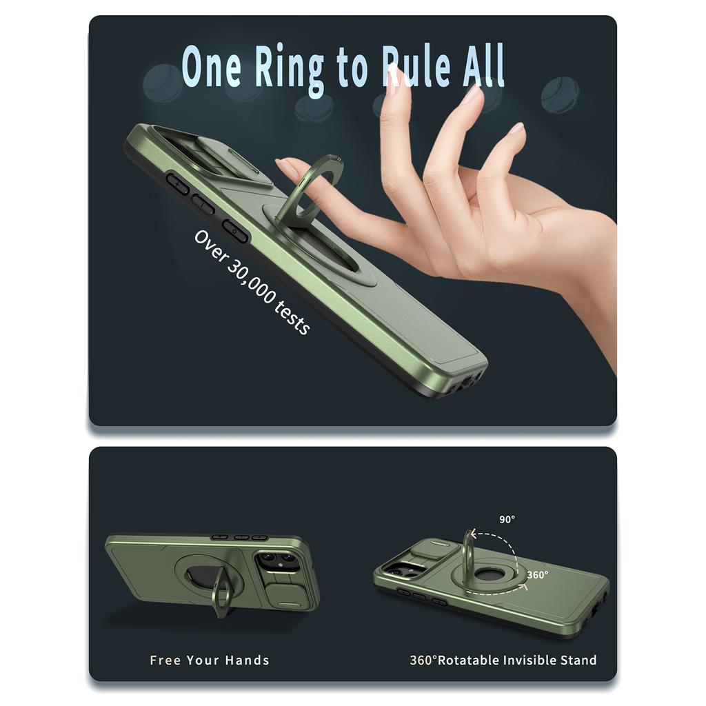 For Samsung Galaxy A05 4G Case Camera Protection Kickstand Dual Layer Hybrid TPU+PC Phone Cover