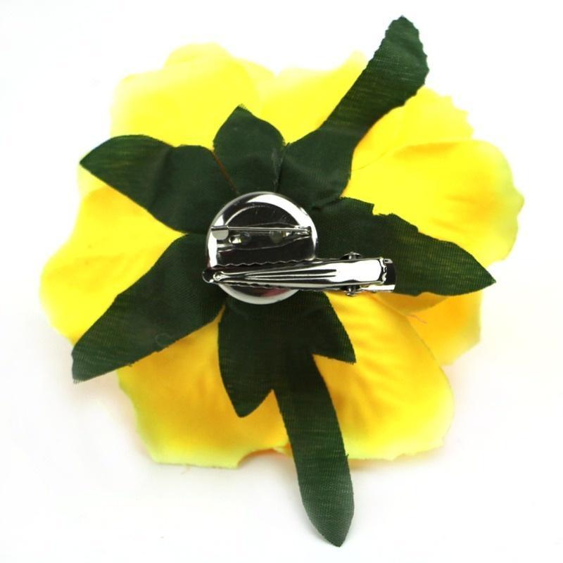 2Pcs Plant Rose  Hairpin Brides Hair Pins Clips Combs Bridesmaid Cloth Flower Jewelry Accessories