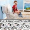 3 In 1 Travel Toilet Seat Foldable Silicone Baby Potty Training Seat Gray Blue Pink