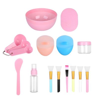Face Mask Tool Kit Facial Treatment Set Mask Mixing Bowl Spatula Spray Bottle Face Brush
