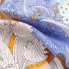 Manual Hand Rolled Twill Silk Scarf Women Concert Print Square Scarves Wraps Echarpes Curled Foulards Femme Bandana Hijabs 90Cm