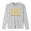 Retro Style UDP Packet Bar Walks A Into Print T Shirt for Men Vintage Washed Stylish Breathable Casual Homme Graphic Fashion