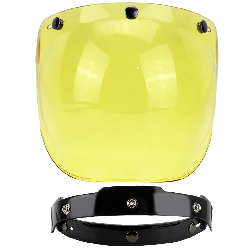helmet bubble visor top quality open face motorcycle helmet visor 12 color available vintage helmet windshield shield