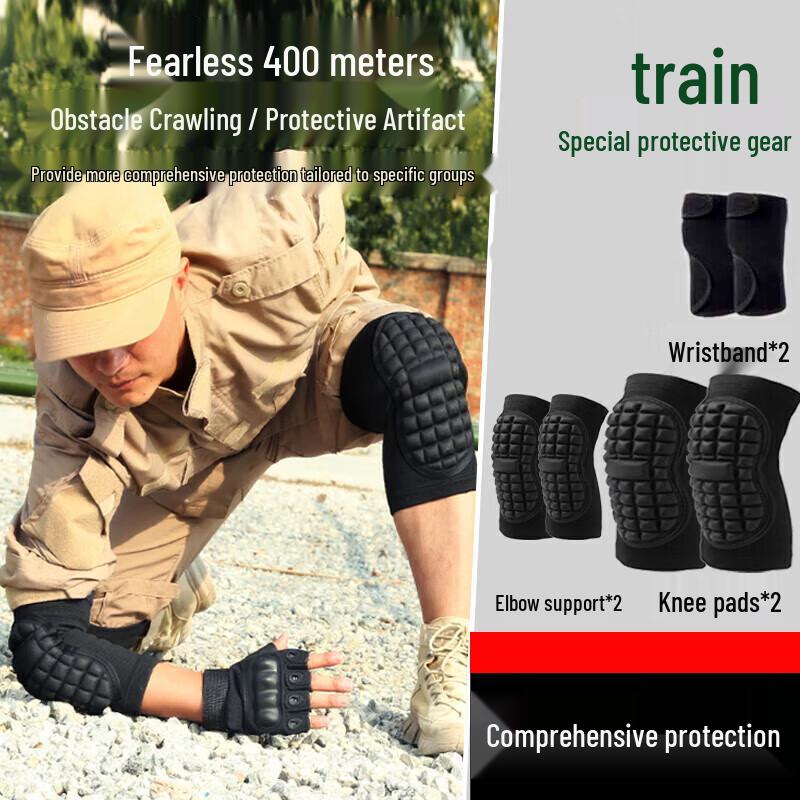 Zhan Yu Protective Knee, Elbow & Wrist Guard Set