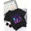 European sizes Girls' Short Sleeve T-Shirt, Birthday Girl Mermaid Letter Pattern Print, Fashionable Comfortable Top