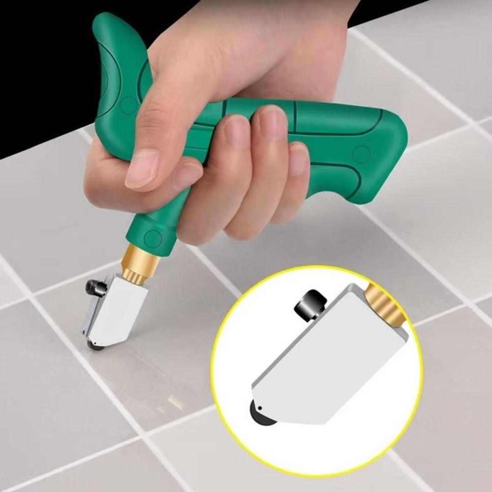 New High Quality Portable Manual Diamond Glass Cutter Professional Green Glass Ceramic Tile Cutting Glass Tile Cutting