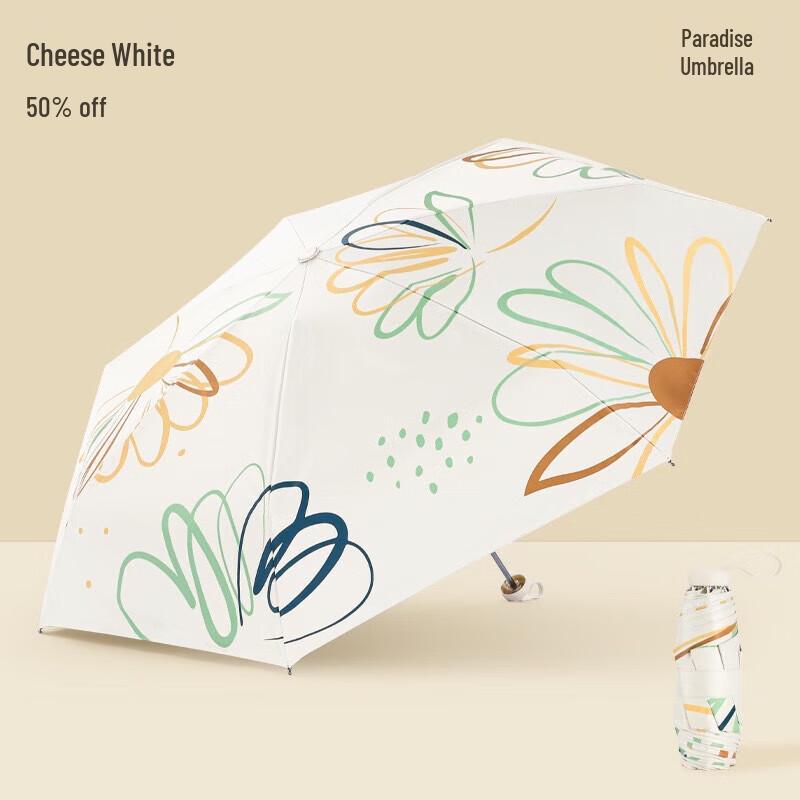 Tiantang 53075E Compact UV Protection Capsule Umbrella