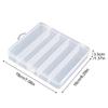 Adjustable Temperature Resistant Fishing Tool Organizers Double Layer Fishing Baits Storage Case with Secure Latches
