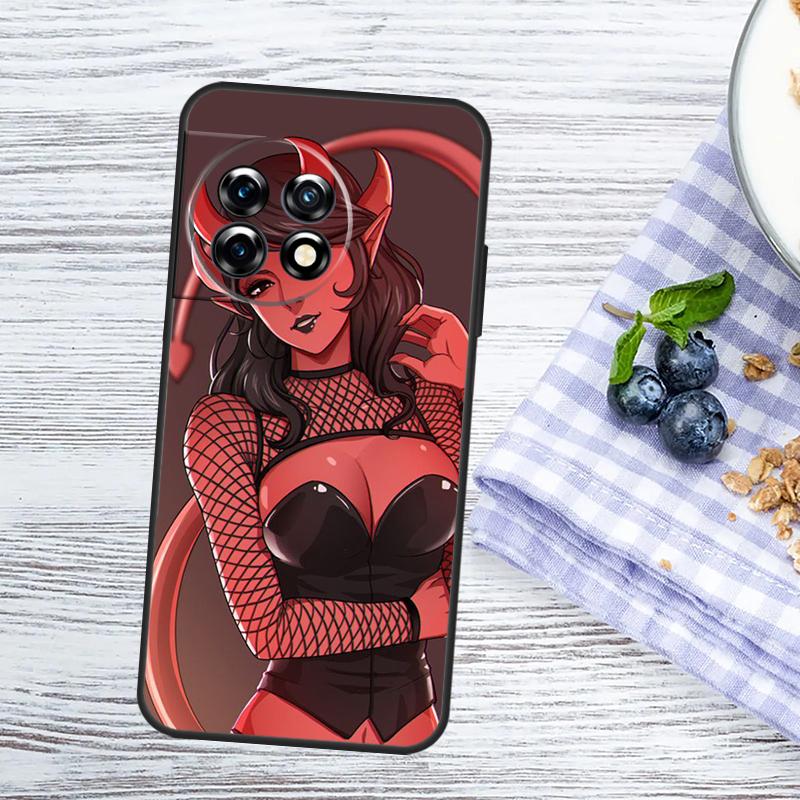 Devil Woman Case For OnePlus Nord 5 CE 3 4 Lite N20 N30 OnePlus 15 15R 13 13T 10T 10 11 12 12R 13R Cover