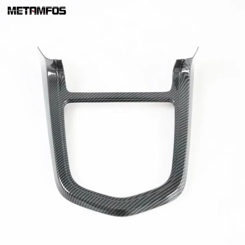 Interior Accessories For Nissan Navara NP300 ST 2015-2024 2025 Carbon Fiber Gear Shift Box Cover Molding Trim Frame Car Styling