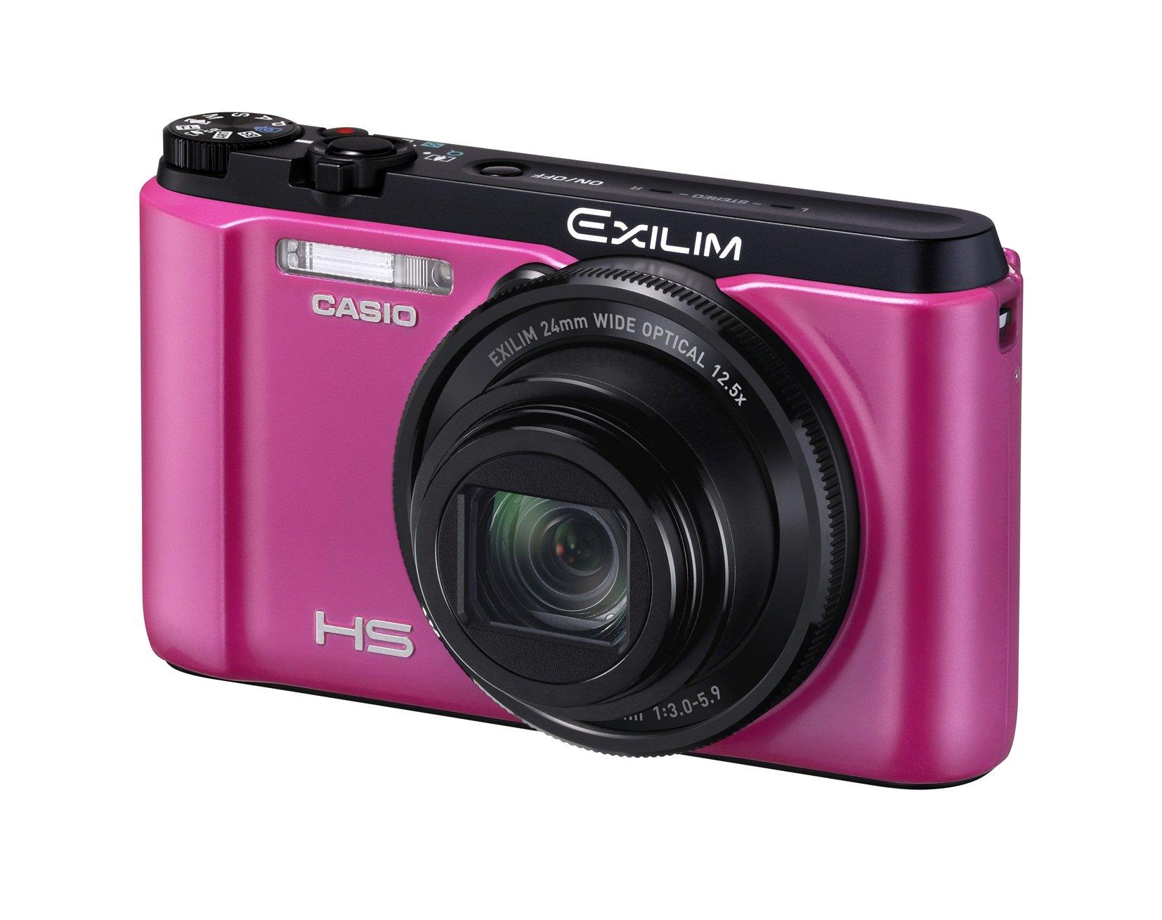 

CASIO Digital Camera EXILIM EXZR1100VP Selfie Tilt LCD Optical Zoom Vivid Pink 16.1MP 12.5x EX-ZR1100VP