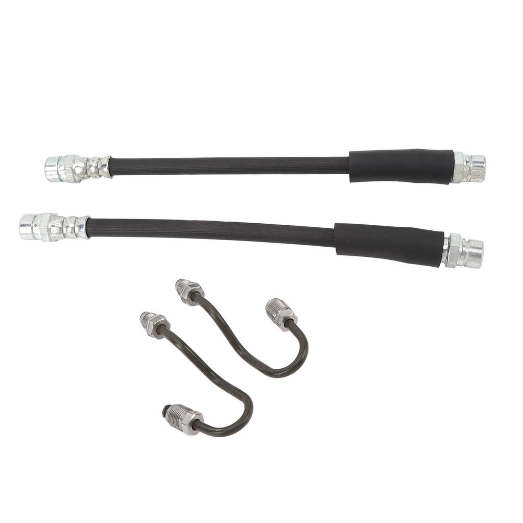 Hinterradbremsschlauch und Clips-Set 1K0611764L Metall-Gummi-Bremsleitung Bremsleitungen für MK5 MK6
