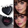 Magical Black Cream Blush PH Color Changing for Cheeks Lips Shadow Natural Pink Blusher Moisturize Long Wearing Makeup Cosmetics