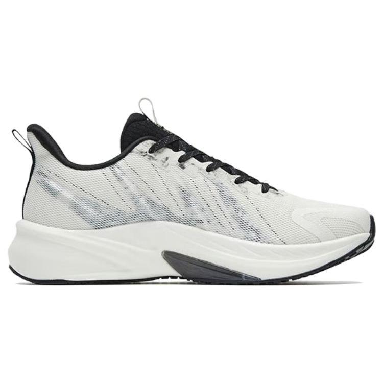 Anta Rocket 4.0 Soft And Comfortable Cushioning Abrasion Resistant Breathable Low top Running Shoes Women's Ivory White 122245530-4