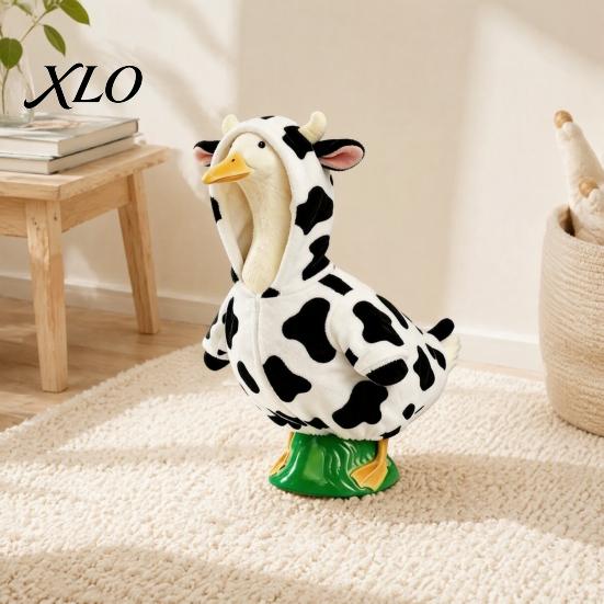 Holiday Goose Costume for Porch Animal Clothing 23 Inch Goose, Decorative Outfit, Creative Clothes Windowsill Yard And Garden, Seasonal Lawn Ornament