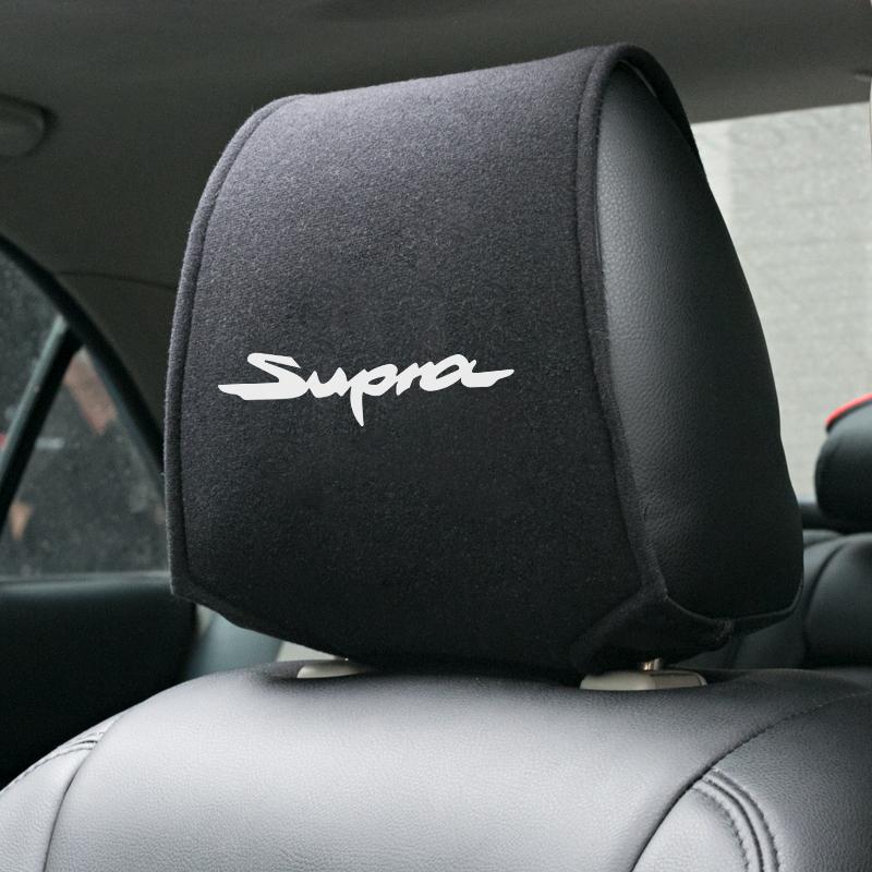 1PCS Car Seat Headrest Cover for for Toyota Supra Mk3 Mk4 Accessories Car Styling