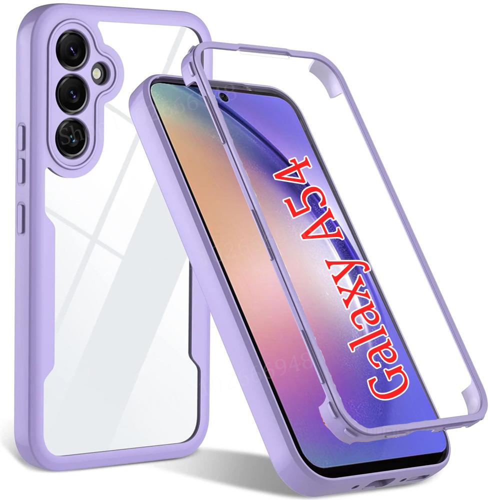 360 Full Coverage Phone Case For Samsung Galaxy A56 A54 A36 A55 A16 A15 A35 A25 A53 A51 A34 A33 A32 A24 A23 A22 A14 A13 5G Funda