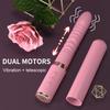 Dual Motor Realistic Thrusting Dildo Vibrator With Heating 10 Mode Sex Toys Vibrator Clitoral Stimulator For Anal Stimulation