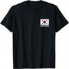 T-shirt de football coréen fier avec le drapeau de la Corée du Sud