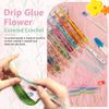 9/12 Pcs Crochet Hook Set Ergonomic Crochet Hooks with Storage Bag Floral Resin Plastic Practical Crochets Hooks Set for Weaving