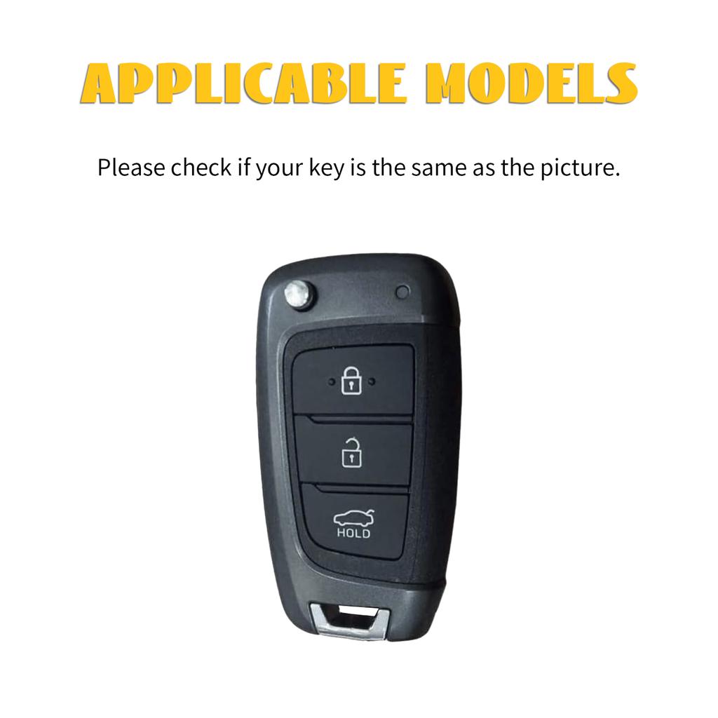 Car Remote Key Case Cover For Hyundai Tucson 2022 2023 Accent Solaris Elantra I30 I35 I40 Kona Celesta Sonata Creta Key Cover