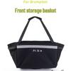 Small Wear-Resistant Front Bicycle Bag with Quick-Release, Large Capacity, and Multi-Functional Design for Outdoor Cycling.