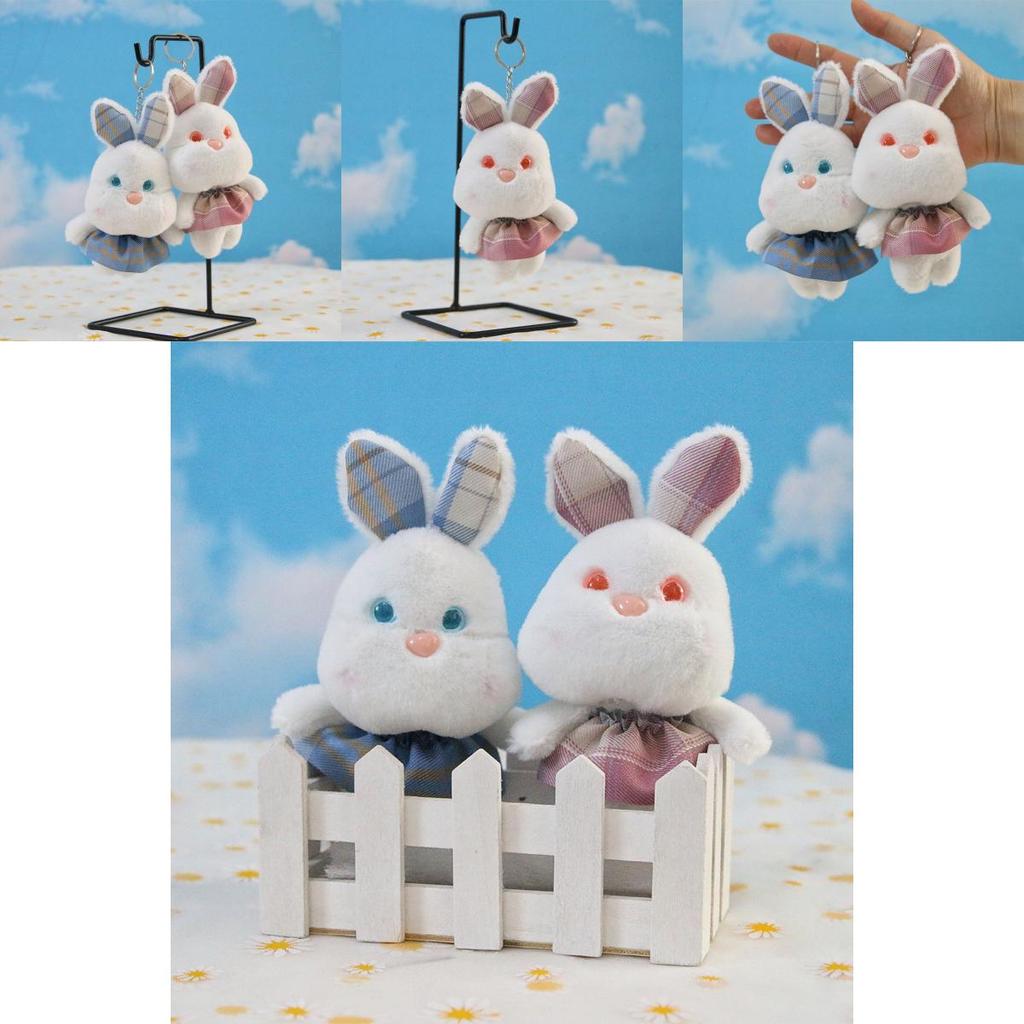 Plush Bunny Keychain With Short Plush Material For Kids And Collectors