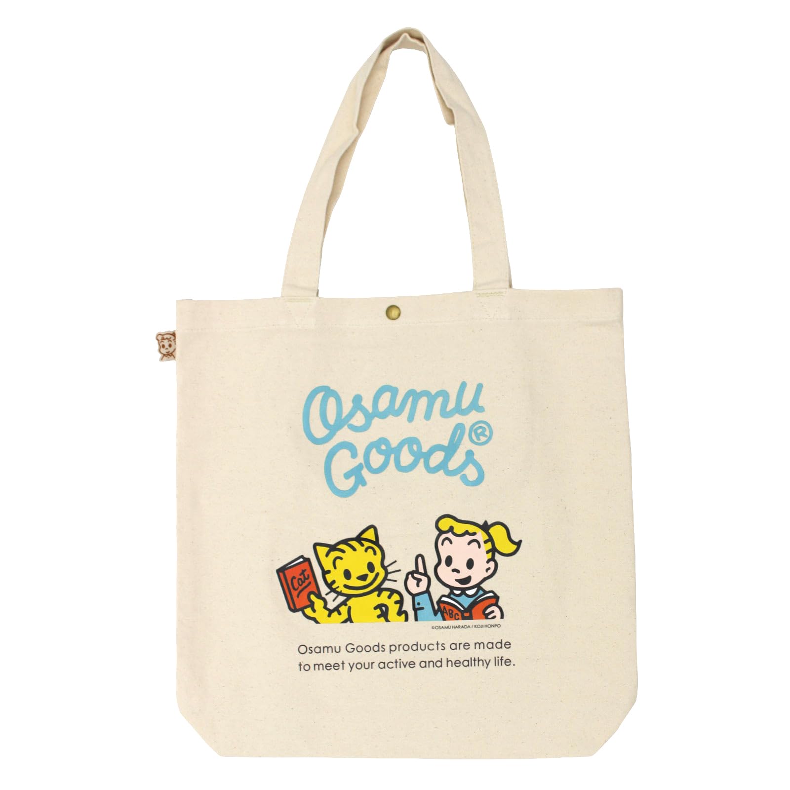 

Hapitas Canvas Tote Bag, Osamu Goods 6009 OG7, Jill & Cat