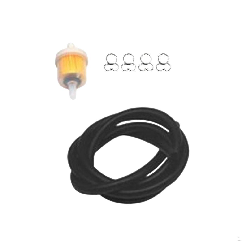 Fuel Switch Valve Hose Line Easy Installation Accessories for Go Karts Red