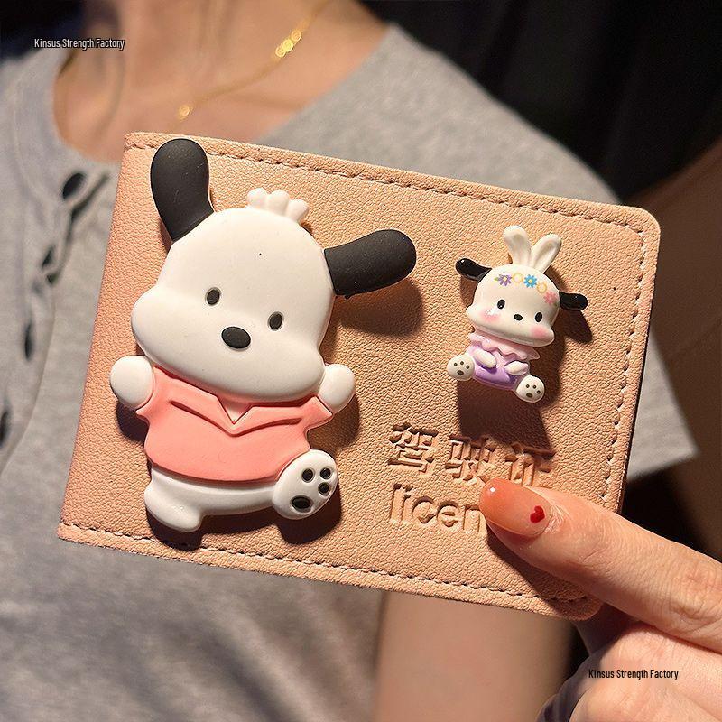 Pochacco Leather Card Holder & License Protector 2024