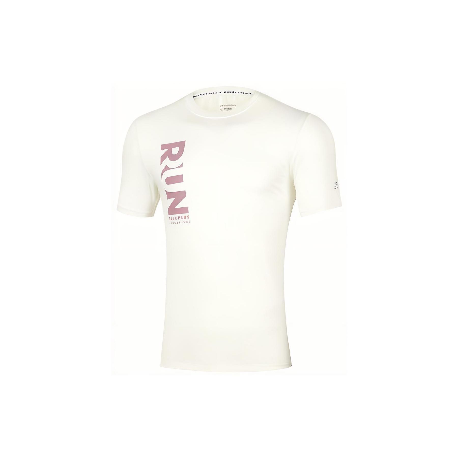 Skechers Solid Color Letter Running Sports Casual Quick-Dry Breathable Moisture-Wicking Ultra-Light Round Neck T-Shirt Men Tops White P222M028 XL