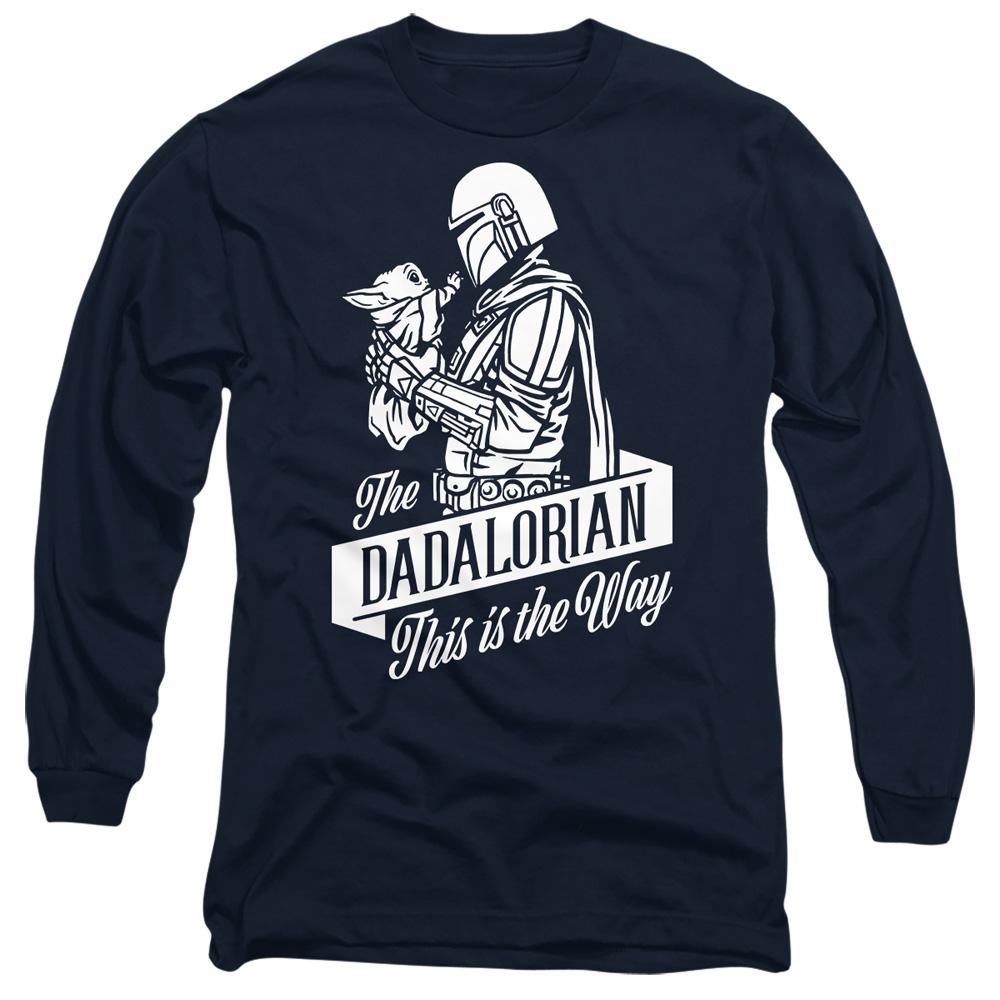 Star Wars Unisex Adult Dadalorian Star Wars: The Mandalorian Fathers Day T-Shirt