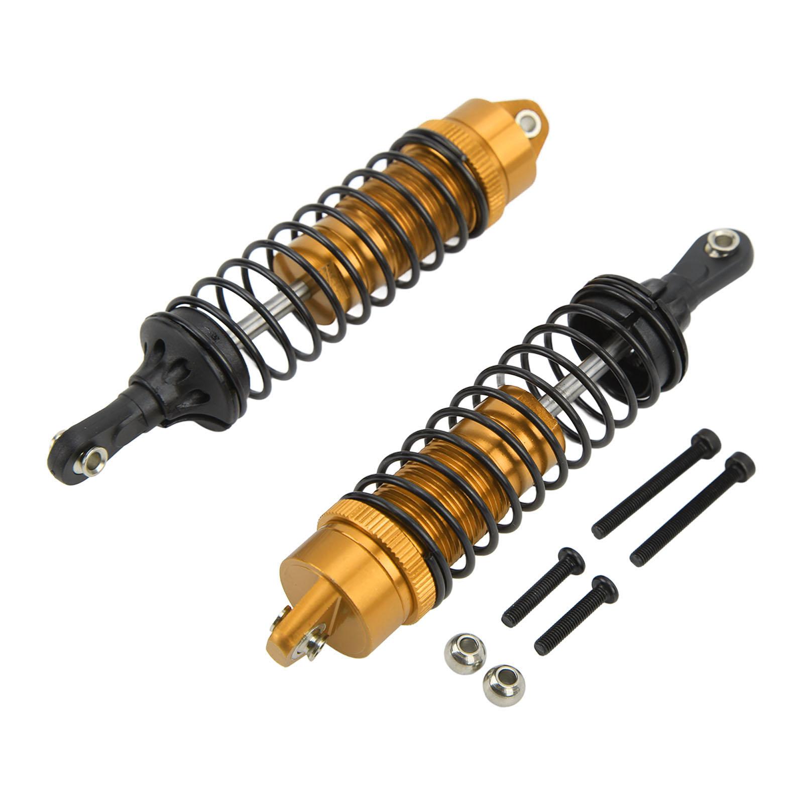 2pcs Front and Rear Shock Absorbers for JLB 1Celsius10 Series RC Truck Front Rear Suspension Damper