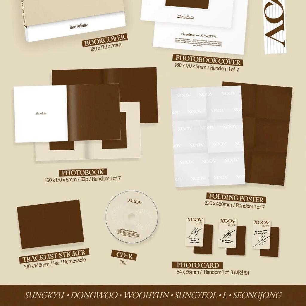 INFINITE - [LIKE INFINITE] 8th Mini Album ANNIVERSARY