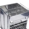 Foldable Fire Wood Camping Stove Cooking Grill Charcoal Portable Firewood Burning for