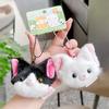 Devon Adorable Rex Cat Plush Keychain Cute Couple Backpack Charm Accessory Gift