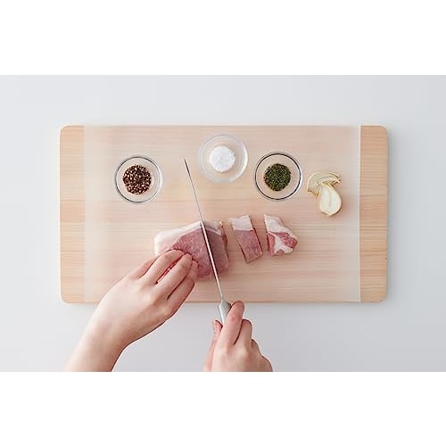 R(R) Freely Cuttable Cutting Board Sheet Refill, Goodna Transparent Film, 22.5 x 300cm, Stain-Resistant, Anti-Bacterial, Anti-Color Transfer, Outdoor