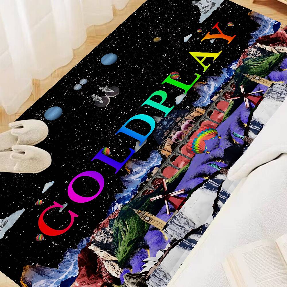 Classic Pop Rock Band C-Coldplay Kitchen Mat Cheaper Anti-slip Modern Living Room Balcony Printed Modern Home Decor