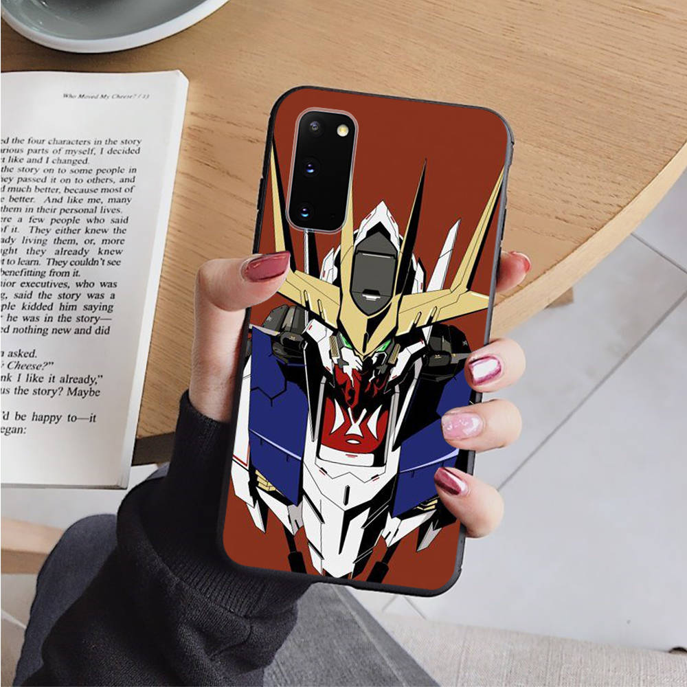 AD71 GUNDAM Black Case for iPhone 16 15 Plus 14 13 12 11 Pro 8 7 6S SE 5S X XR XS Max Realme C30 C33 C31 9I Huawei Y8P Y9 Sofe Cover
