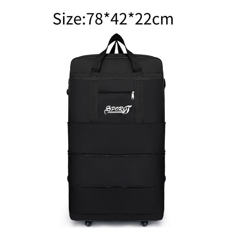 Large Capacity Foldable Travel Bag With Multiple Compartments For Air Travel